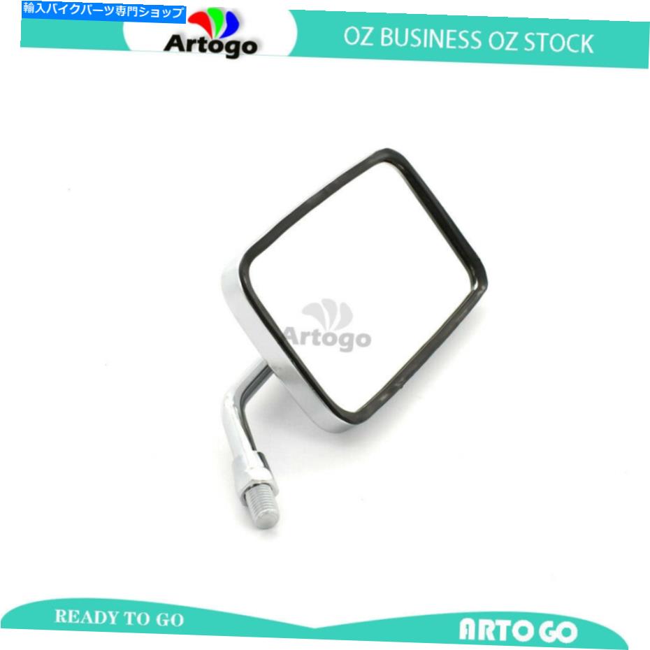Mirror バックミラーマグナスタイルのRHまたはLHフィットホンダスティード400 1992-1996 1997 1998 Rearview Mirror MAGNA Styled RH Or LH Fit Honda STEED 400 1992-1996 1997 1998【並行輸入品】