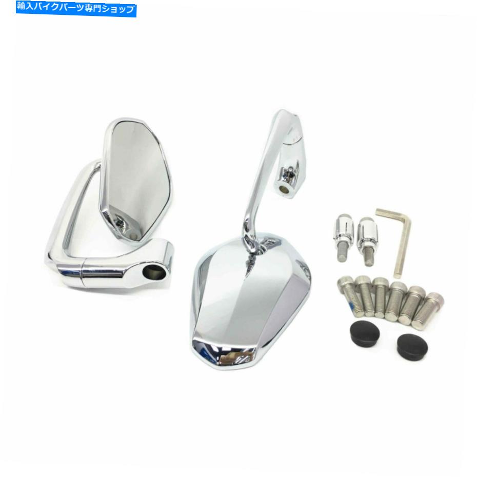 Mirror 2倍オートバイハンドルバーエンドL-BARバックビューサイドミラーカフェレーサーオールドスクール 2x Motorcycle Handle Bar End L-bar Rearview Side Mirrors Cafe Racer Old School【並行輸入品】 28,965円