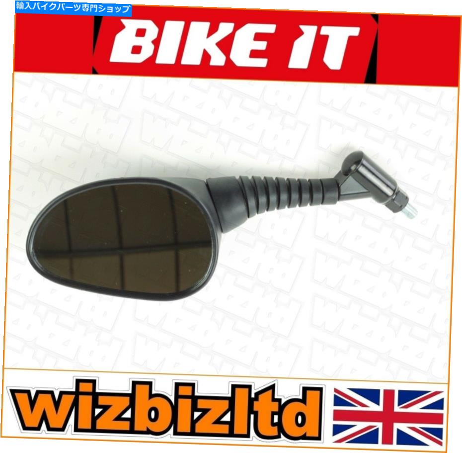 Mirror イタリアジュピター250【バイキートブラック】[左ミラーのみ] MRY002L Italjet Jupiter 250 All Years [Bikeit Black] [Left Mirror Only] MRY002L【並行輸入品】｜Us Custom Parts Shop USDM