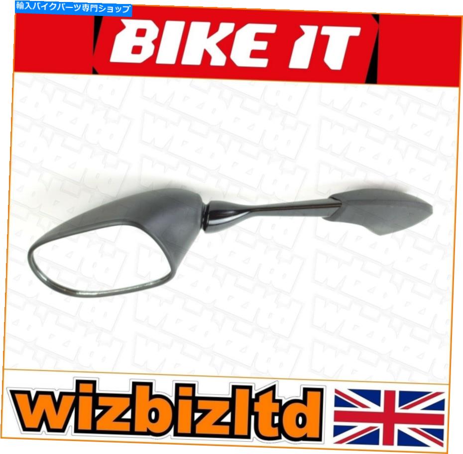 Mirror YAMAHA FZS1000 FAZER 2001-2006 [バイキイトブラック] [左ミラーのみ] MRY001L Yamaha FZS1000 Fazer 2001-2006 [Bikeit Black] [Left Mirror Only] MRY001L【並行輸入品】
