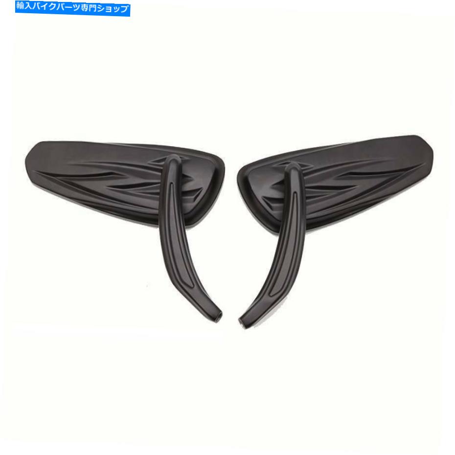 Mirror ハーレーダビッドソンアイロン883 1200脂肪ボブのためのオートバイのバックビューサイドミラー Motorcycle Rearview Side Mirrors For Harley Davidson Iron 883 1200 Fat Bob【並行輸入品】