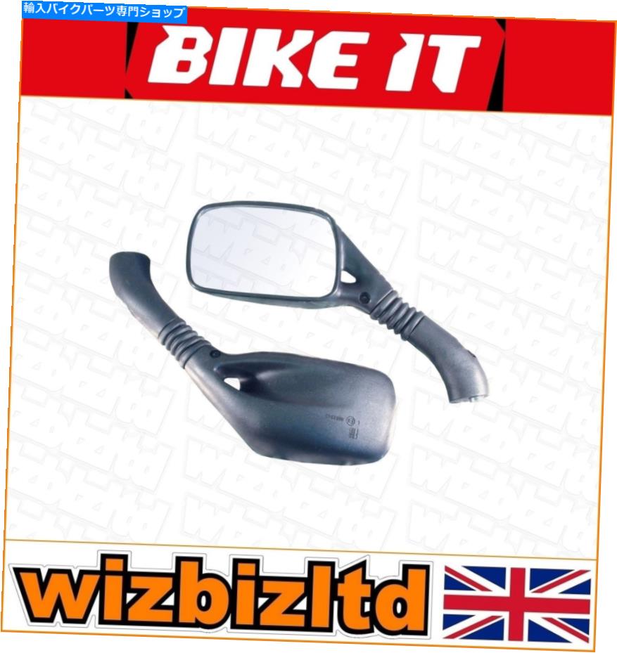 Mirror Aprilia Leonardo 125 1996-1999 [バイキートブラック] [ミラーペア] Kitmrasr50 Aprilia Leonardo 125 1996-1999 [Bikeit Black] [Pair of Mirrors] KITMRASR50【並行輸入品】 27,210円