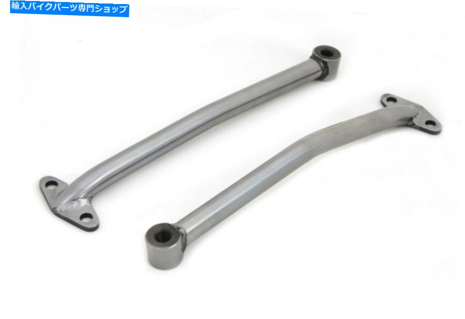 Rear Fender 2ピース生リアフェンダーストラットサポートブレースカスタムリジッドハーレーチョッパーボバー 2 Piece Raw Rear Fender Struts Support Braces Custom Rigid Harley Chopper Bobber【並行輸入品】