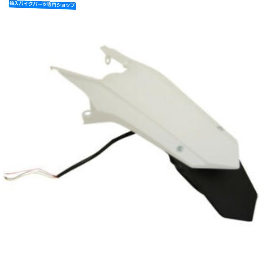 Rear Fender UFO Enduroリアフェンダー - W / Light - White | HU03362041 UFO Enduro Rear Fender - W/Light - White | HU03362041【並行輸入品】