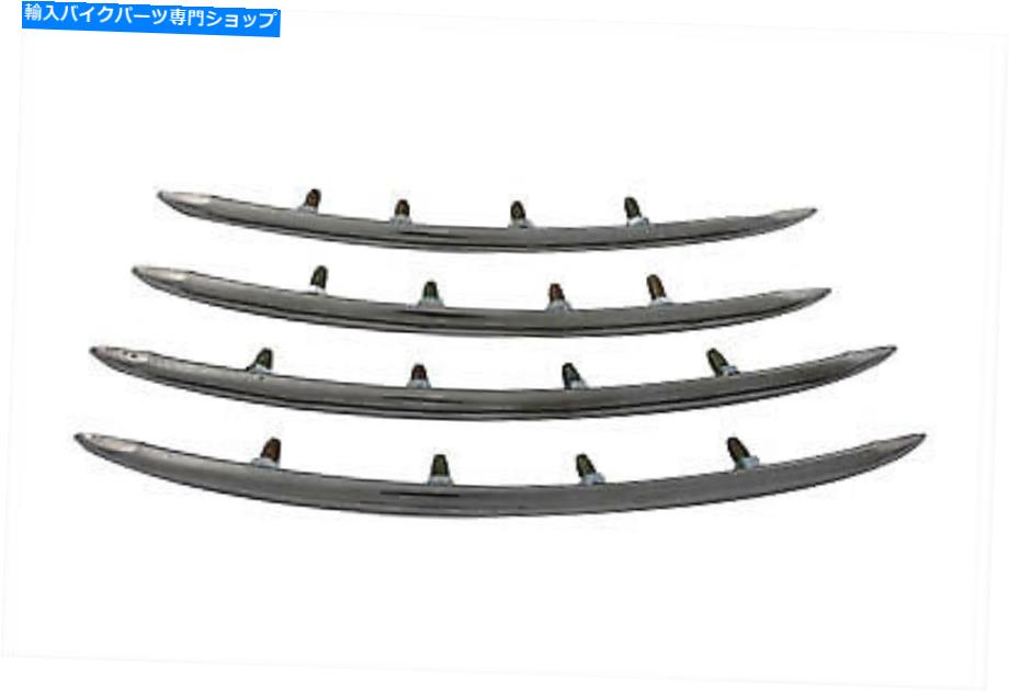 Rear Fender ハーレーパンヘッドのための後部ステンレススチール製フェンダートリム Rear Stainless Steel Fender Trim For Harley Panhead【並行輸入品】