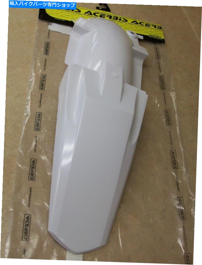 Rear Fender 2002年から2014年ヤマハYZ85 YZ 85のための新しいAcerbisホワイトリアフェンダー泥ガード New Acerbis White Rear Fender Mud Guard For The 2002-2014 Yamaha YZ85 YZ 85【並行輸入品】