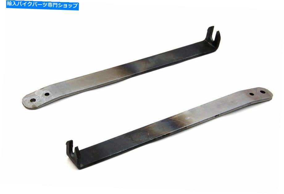 Rear Fender V-Twinによるハーレーダビッドソンのための硬質リアフェンダーブレースセット Rigid Rear Fender Brace Set Raw for Harley Davidson by V-Twin【並行輸入品】