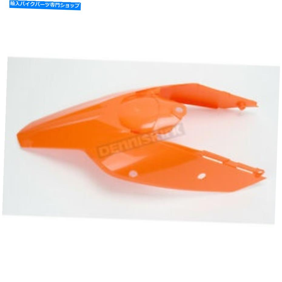 Rear Fender Acerbis KTMオレンジリアフェンダーw /添付サイドパネル - 2082000237 Acerbis KTM Orange Rear Fender w/Attached Side Panels - 2082000237【並行輸入品】
