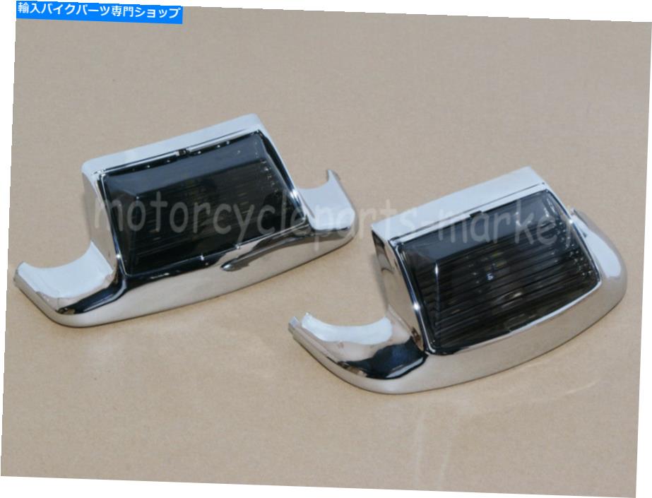 Rear Fender ハーレーツーリングロードキングのための煙前リアフェンダーチップライトマッドガードトリム Smoke Front Rear Fender Tip Light Mudguard Trim For Harley Touring Road King【並行輸入品】