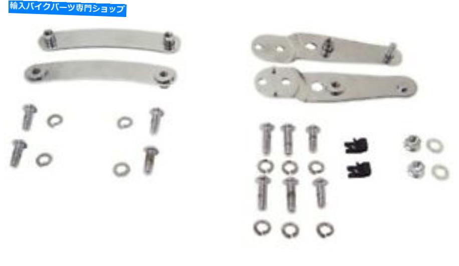 Rear Fender 22963取り付けブラケットW /ハードウェアFXST 2006以降のリアフェンダー 22963 MOUNTING BRACKETS W/HARDWARE FITS FXST 2006/LATER REAR FENDER【並行輸入品】 35,109円