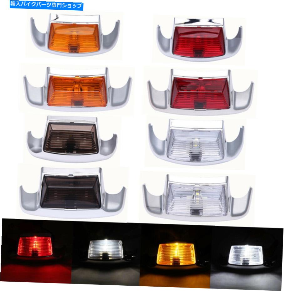 Rear Fender フロント/リアフェンダーLEDチップライトMudguard Trim for Harley Touring Flht flhr us Front / Rear Fender LED Tip Light Mudguard Trim For Harley Touring FLHT FLHR US【並行輸入品】