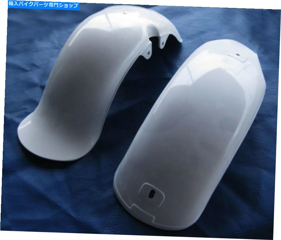 Rear Fender ヤマハチャッピーLB50 LB80フロント&リアホワイトプラスチックフェンダーセット#BI343# YAMAHA CHAPPY LB50 LB80 FRONT & REAR WHITE PLASTIC FENDER SET #BI343#【並行輸入品】|Us Custom Parts Shop USDM
