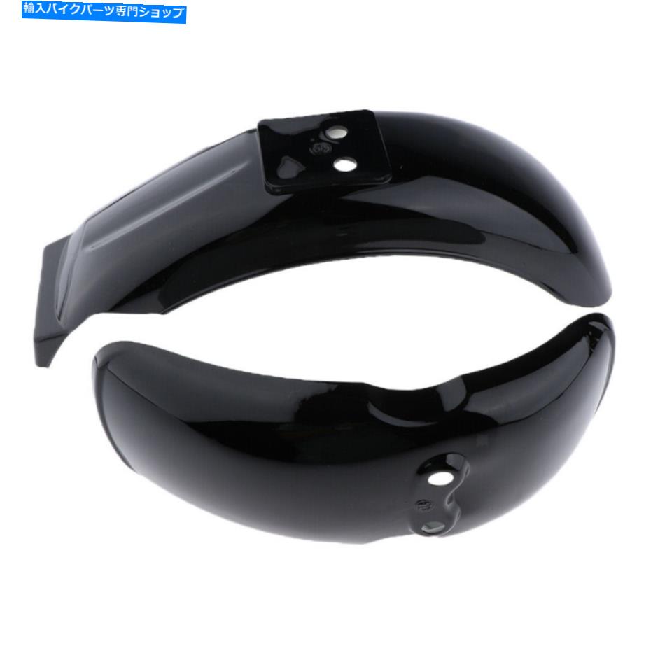 Rear Fender ホンダミニ用2ピースブラックフロント&リアホイール 2PCs Black Front & Rear Wheel For Honda Mini【並行輸入品】