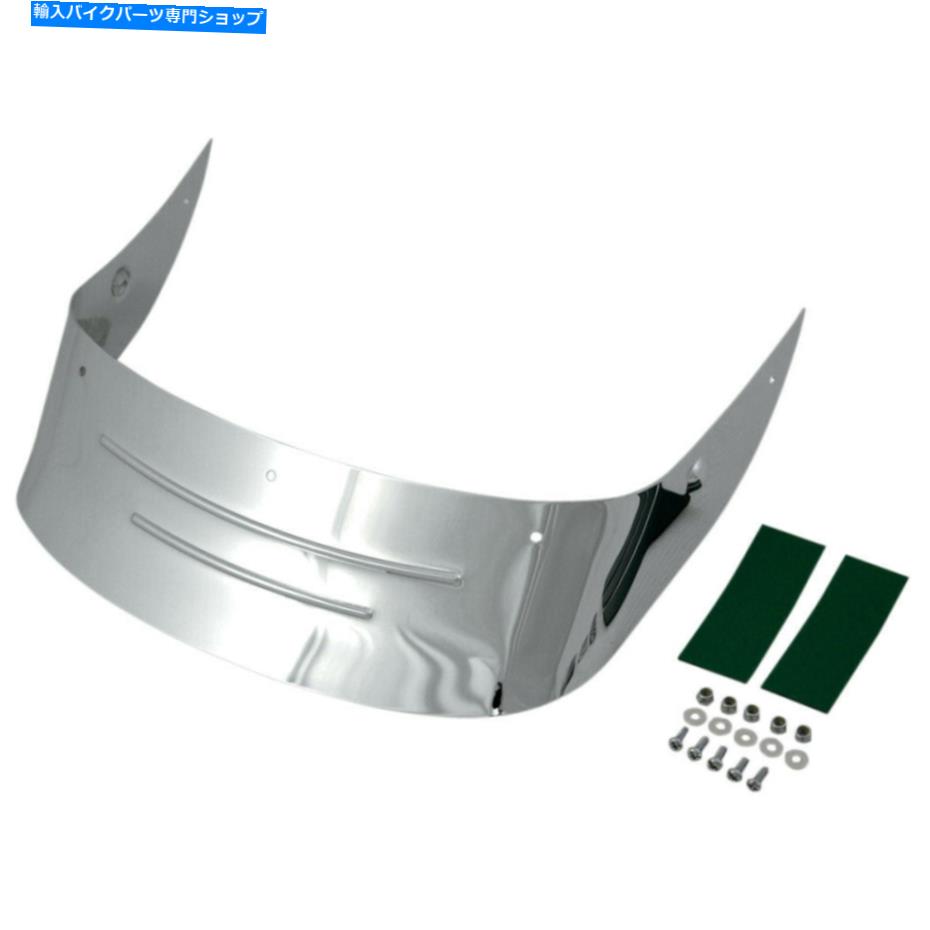 Rear Fender ドラッグスペシャリティリアフェンダースカート - クロム - エンボス加工| 77131AS6 Drag Specialties Rear Fender Skirt - Chrome - Embossed | 77131AS6【並行輸入品】
