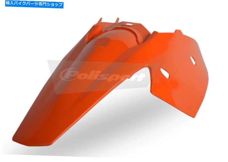 Rear Fender PolisportリアフェンダーW /パネル（オレンジ）8561300002 POLISPORT REAR FENDER W/PANEL (ORANGE) 8561300002【並行輸入品】