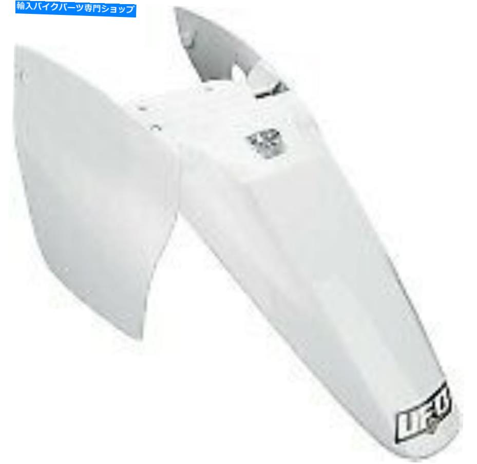 Rear Fender サイドパネルとUFOプラスチックリアフェンダー - ホワイトKT03073-041 KTM W /サイドパネル UFO Plastics Rear Fender with Side Panels - White KT03073-041 KTM w/ Side Panel【並行輸入品】
