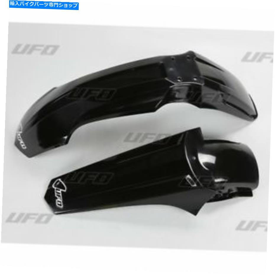 Rear Fender UFOフロントリアフェンダーキットスズキRM 85 2000 - 2021リサイクされた新しいスタイルブラック UFO Front Rear Fender Kit Suzuki RM 85 2000 - 2021 Restyled New Style Black【並行輸入品】
