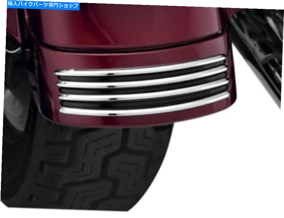 Rear Fender Kuryakyn 7797リアフェンダーのアクセント06-13ハーレーダビッドソンFLHX FLTRX - Chrome Kuryakyn 7797 Rear Fender Accent for 06-13 Harley Davidson FLHX FLTRX - Chrome【並行輸入品】