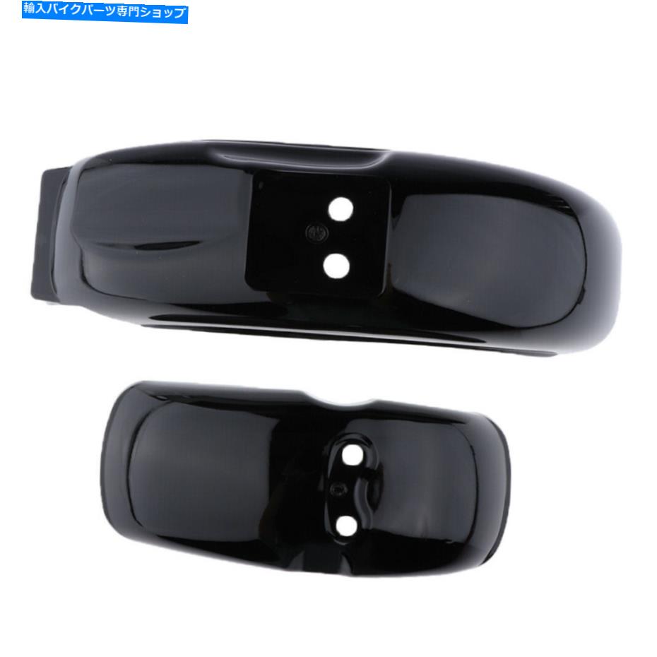 Rear Fender ホンダミニトレイルZ50 Z50A Z50J用ブラックフェンダーフロント＆リアホイール Black Fender Front & Rear Wheel for Honda Mini Trail Z50 Z50A Z50J【並行輸入品】