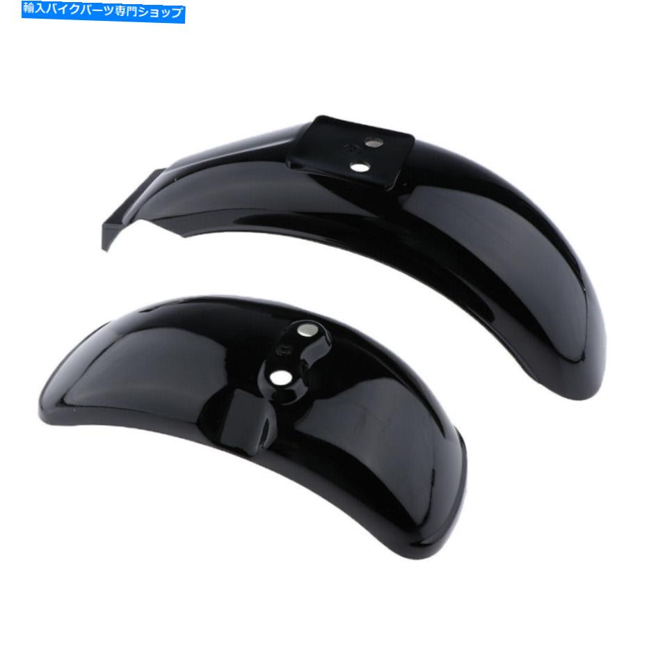 Rear Fender ホンダZ50A Z50Jブラック用オートバイのバイクフェンダーフロント＆リアホイール Motorcycle Motorbike Fender Front & Rear Wheel for Honda Z50A Z50J Black【並行輸入品】