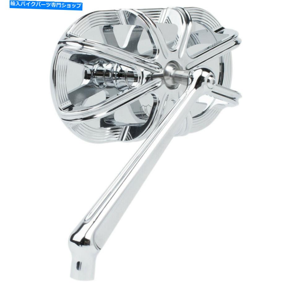 Mirror Arlen Ness 10 Gauge Mirror - Chrome - Left | 13-161 Arlen Ness 10 Gauge Mirror - Chrome - Left | 13-161【並行輸入品】