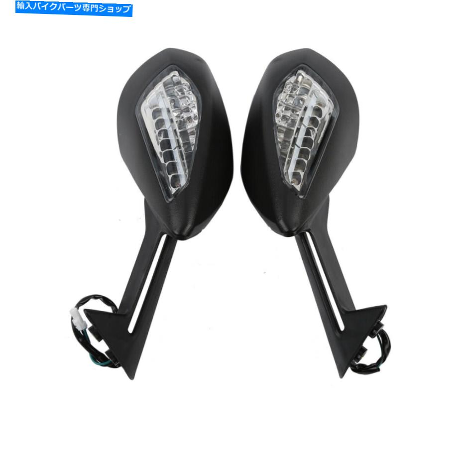Mirror リアビューミラーW /ターンシグナルライトフィットDUCATI 1299 PANIGALE S 2015-2016 Rear View Mirrors w/ Turn Signals Light Fit For Ducati 1299 Panigale S 2015-2016【並行輸入品】