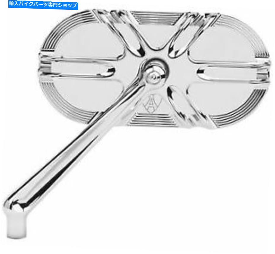 Mirror Arlen Ness Mirrors Deep Cut Chrome right 13-167 Arlen Ness Mirrors Deep Cut Chrome Right 13-167【並行輸入品】