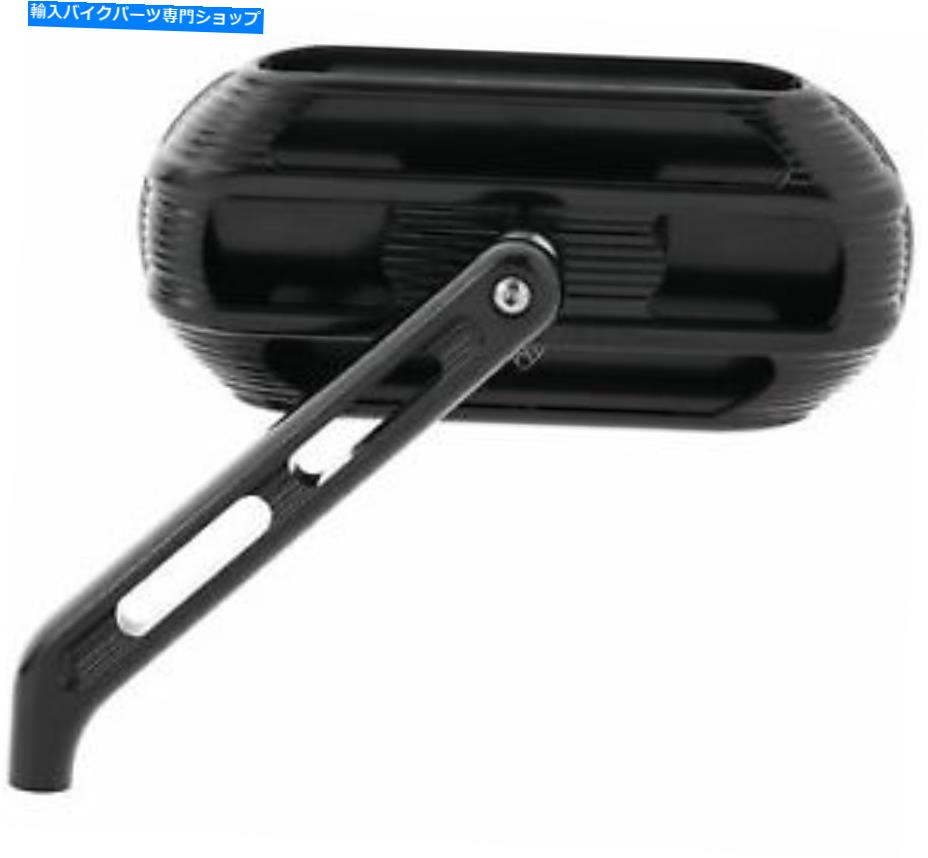 Mirror Arlen Ness Mirrors Side Kick Black Left 510-000 Arlen Ness Mirrors Side Kick Black Left 510-000【並行輸入品】
