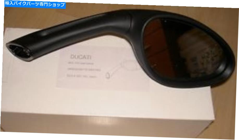 Mirror 1998-2004 DUCATI ST2 ST4 52340071ACブラック塗装NOS右鏡 1998-2004 Ducati ST2 ST4 52340071AC black painted NOS right hand mirror【並行輸入品】