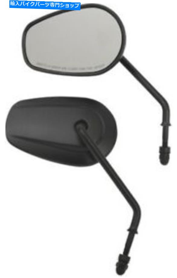 Mirror ブラックロング5 "Stem Stock Style Teardropミラーハーレーダビッドソン Black Long 5" Stem Stock Style Teardrop Mirrors for Harley Davidson【並行輸入品】｜Us Custom Parts Shop USDM