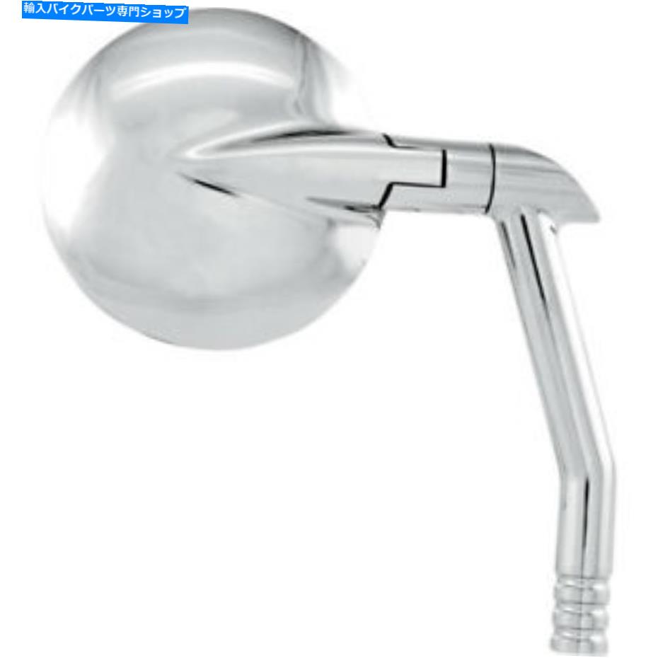 Mirror ハーレーモデルのためのパフォーマンス機械クロームラウンドビジョンシリーズミラー Performance Machine Chrome Round Vision Series Mirror for Harley Models【並行輸入品】