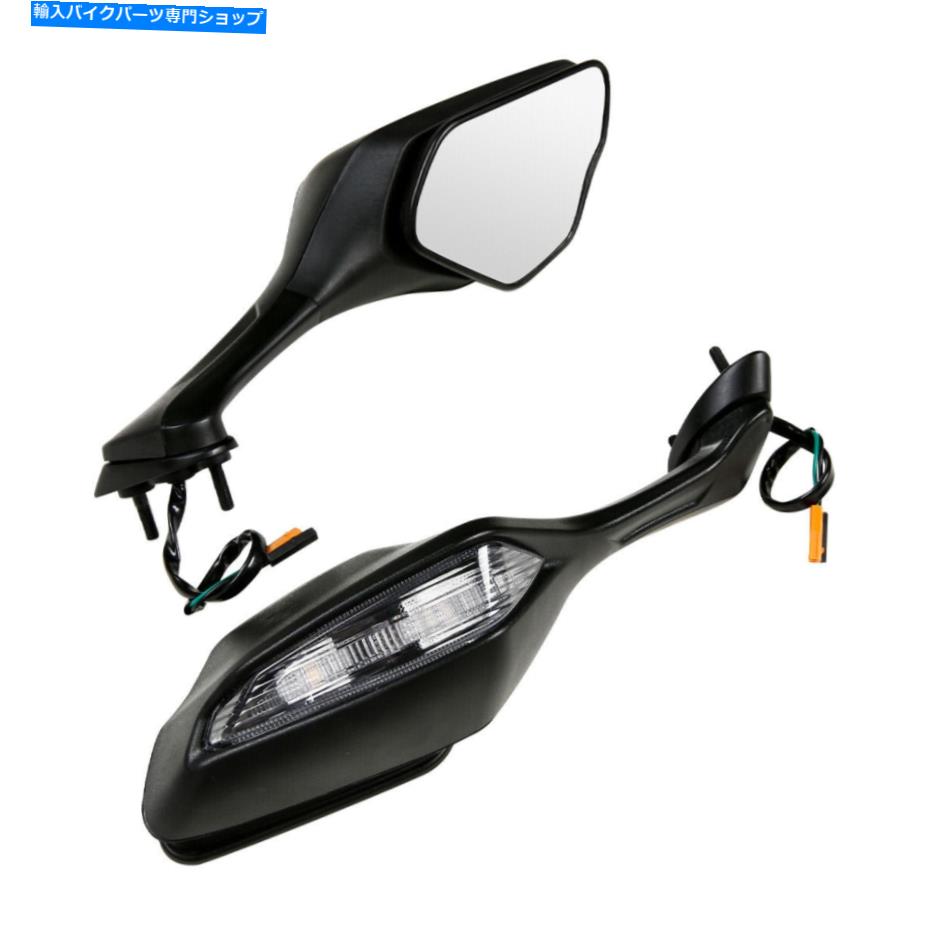 Mirror ブラックLEDターンシグナルバックミラーフィットホンダCBR1000RR 2017-2019 2018 19 Black LED Turn Signal Rearview Mirrors Fit For Honda CBR1000RR 2017-2019 2018 19【並行輸入品】 38,620円