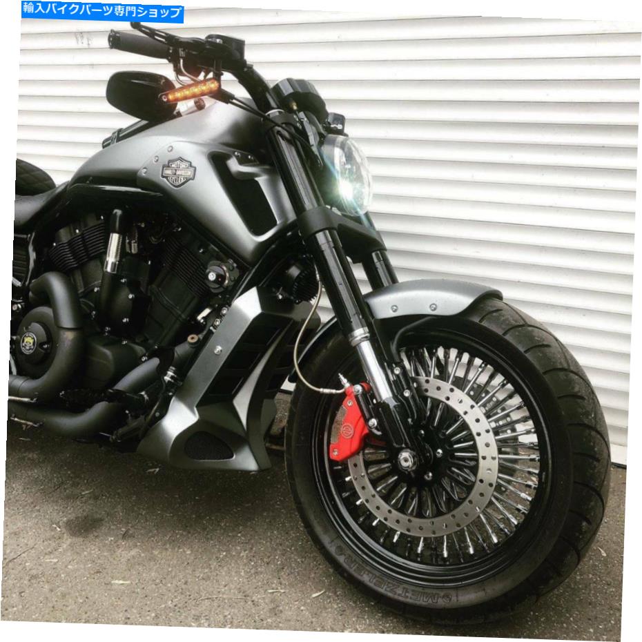 Mirror Harley V-Rod筋肉VRSCF 2009-2017オートバイLEDターンシグナルミラーブラック For Harley V-Rod Muscle VRSCF 2009-2017 Motorcycle LED Turn Signal Mirrors Black【並行輸入品】｜Us Custom Parts Shop USDM