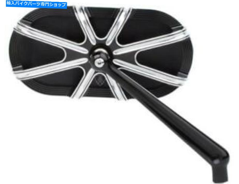 Mirror Arlen Ness 13-162ケージシリーズ10ゲージミラー - 右 - 黒 Arlen Ness 13-162 Caged Series 10-Gauge Mirror - Right - Black【並行輸入品】