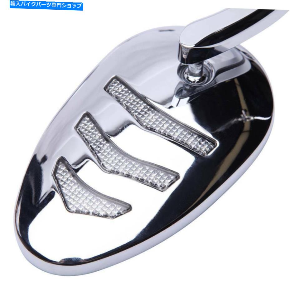 Mirror ハーレーダイナスーパーグライドFXDカスタムFXDCストリートボブ用LEDターンシグナルミラー LED Turn Signal Mirrors For Harley Dyna Super Glide FXD Custom FXDC Street Bob【並行輸入品】