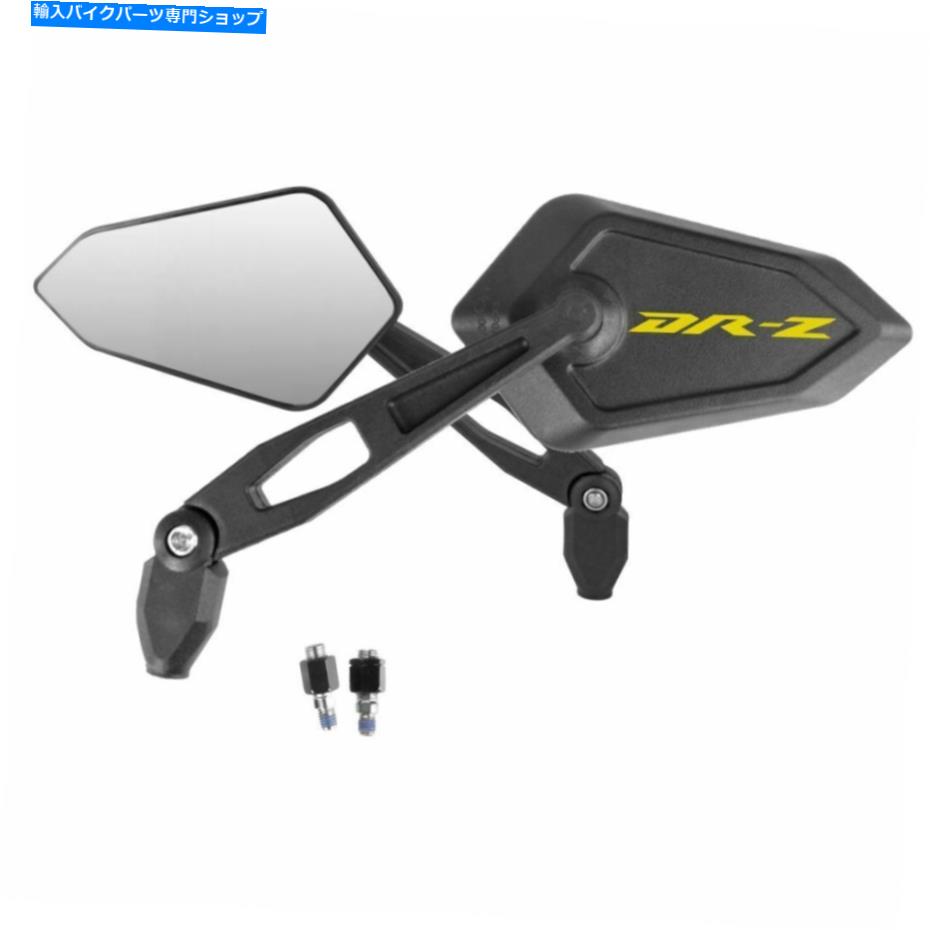 Mirror ロゴイエロースズキ400 DR Z SM 2005-2010とのミラーストリートのペア Pair of Mirrors Street with Logo Yellow Suzuki 400 Dr Z Sm 2005-2010【並行輸入品】