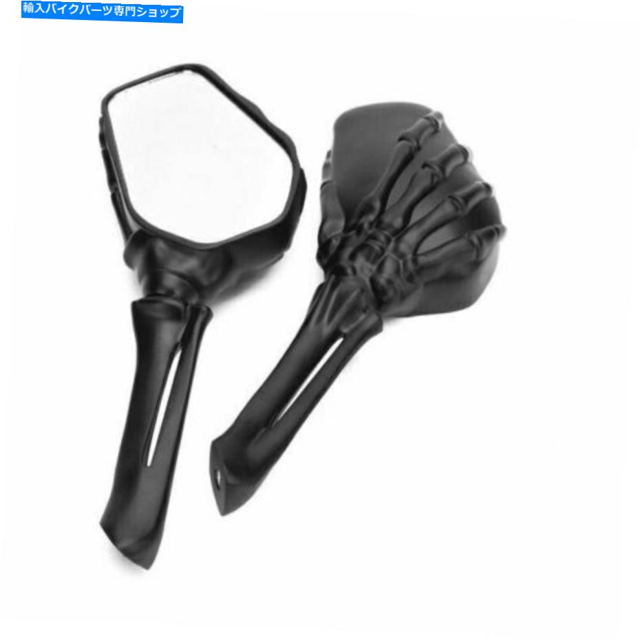 Mirror オートバイの3 dスカルハンドリーベードミラーのハーレーフルスポーツスポーツスター883 Motorcycle 3D Skull Hand Rearveiw Mirrors For Harley FLHR Softail Sportster 883【並行輸入品】