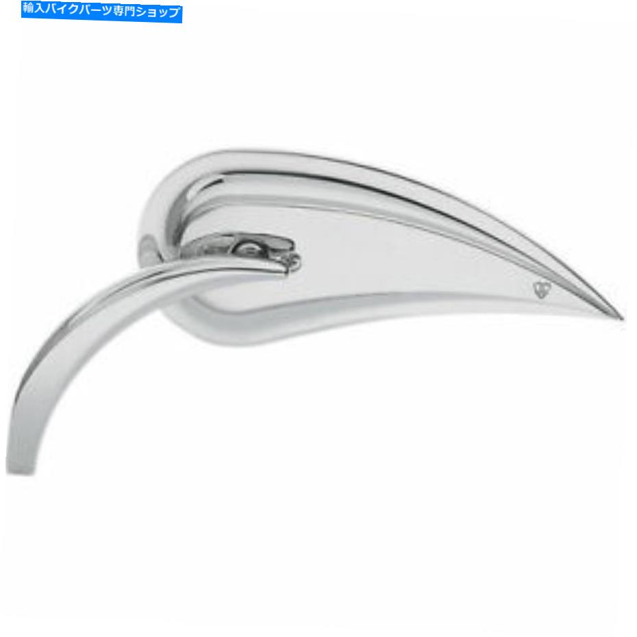 Mirror Arlen Ness Rad IIIミラー - 右側 - ハーレー勝利インドのメートルクロム Arlen Ness Rad III Mirror - Right Side - Harley Victory Indian Metric Chrome【並行輸入品】