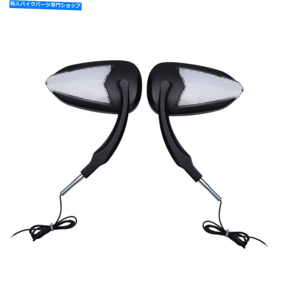 Mirror ハーレーダビッドソンFXLR DYNA低ライダーのためのオートバイLEDターン信号サイドミラー Motorcycle LED Turn Signals Side Mirrors For Harley Davidson FXLR Dyna Low Rider【並行輸入品】|Us Custom Parts Shop USDM