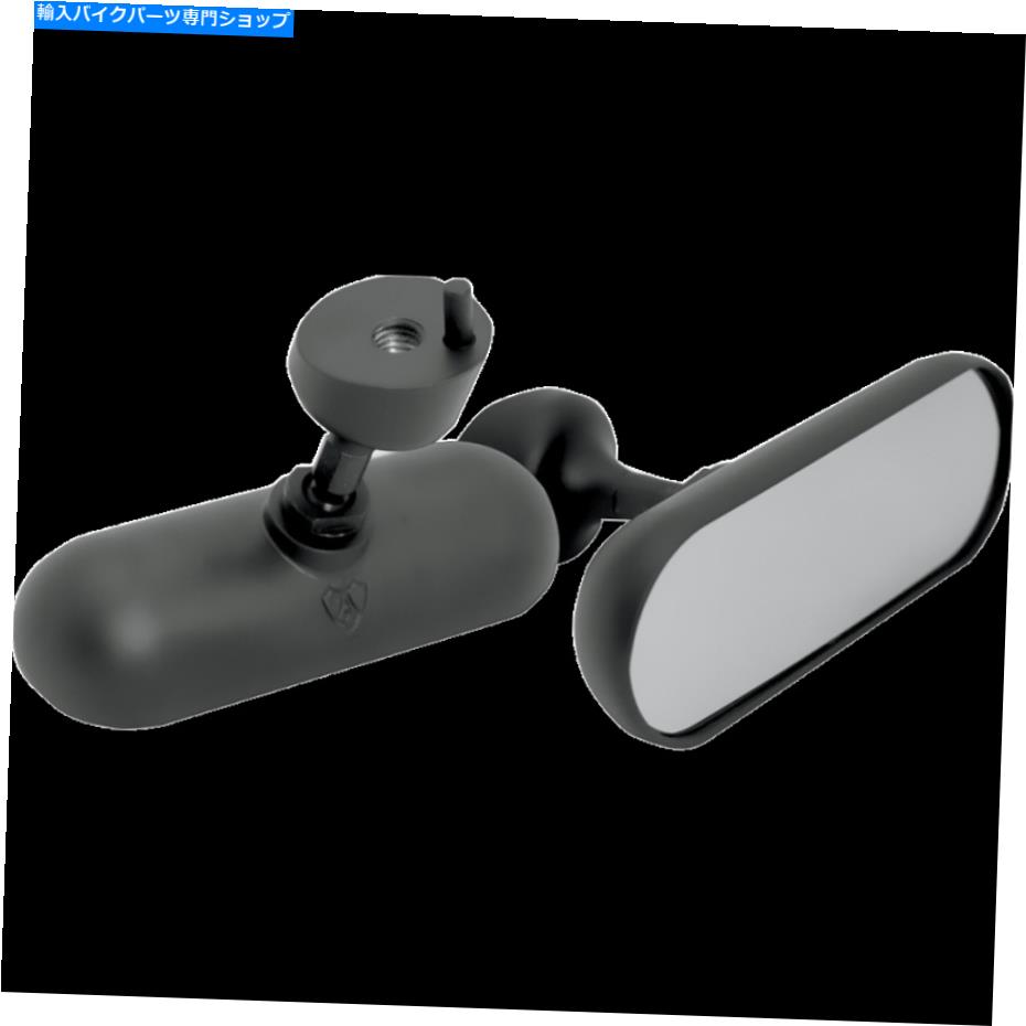 Mirror Arlen Ness Mini Oval Mirrors-ブラックペアP / N 13-420 ARLEN NESS MINI OVAL MIRRORS- BLACK-PAIR P/N 13-420【並行輸入品】