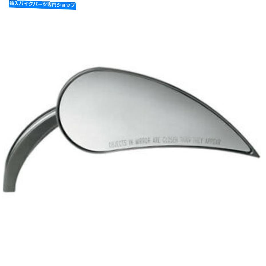 Mirror Arlen Ness Rad IIIブラックダイキャスト右側ハンドルバーミラーハーレーメトリック Arlen Ness RAD III Black Die Cast Right Side Handlebar Mirror Harley Metric【並行輸入品】