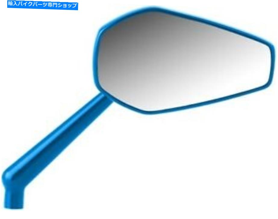 Mirror Arlen Nessミニストッカーミラーブルー右 Arlen Ness Mini Stocker Mirror Blue Right【並行輸入品】
