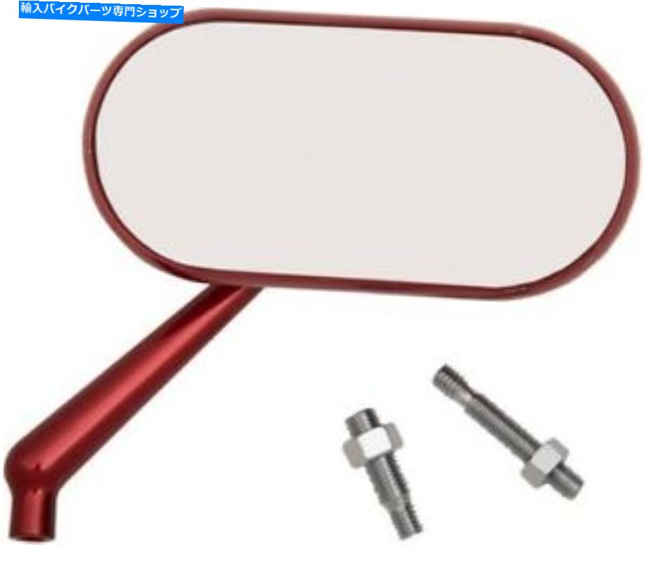 Mirror Arlen Ness Oval Mirror赤right. Arlen Ness Oval Mirror Red Right【並行輸入品】