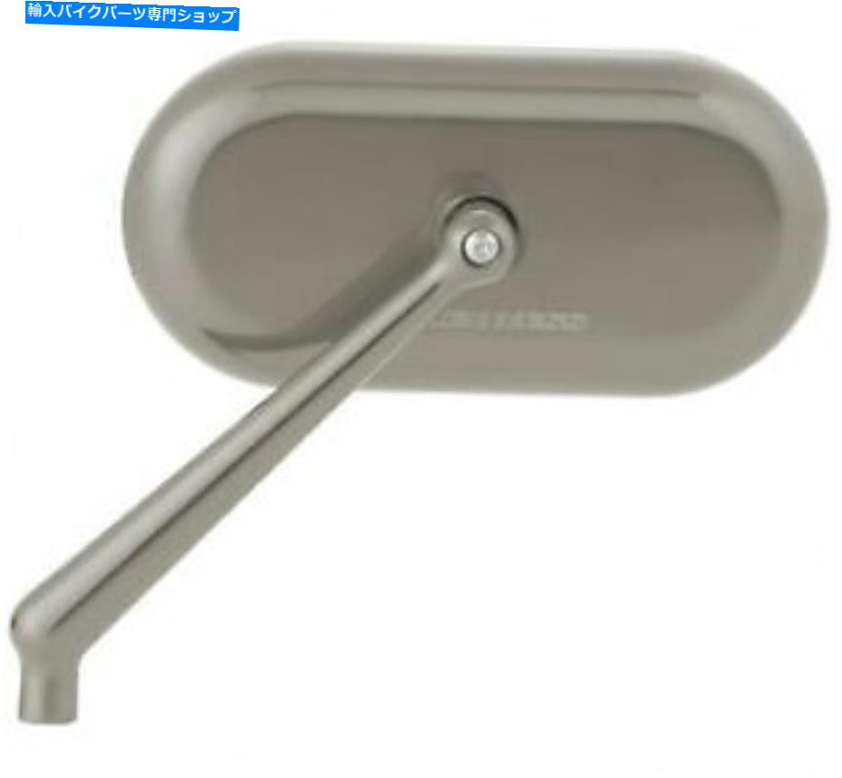 Mirror Arlen Nessオーバルミラー左チタン13-186 Arlen Ness Oval Mirror Left Titanium 13-186【並行輸入品】
