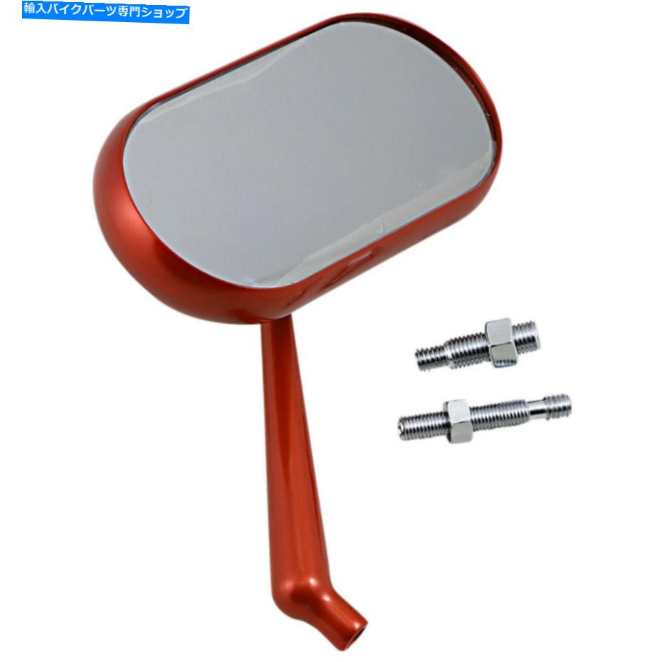 Mirror Arlen Ness Oval Mirror - 右 - オレンジ|. 13-187 Arlen Ness Oval Mirror - Right - Orange | 13-187【並行輸入品】