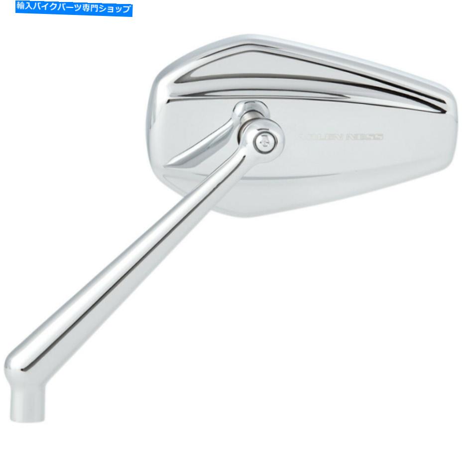 Mirror Arlen Nessミニストッカー右ミラー - クローム| 13-159 Arlen Ness Mini Stocker Right Mirror - Chrome | 13-159【並行輸入品】|Us Custom Parts Shop USDM