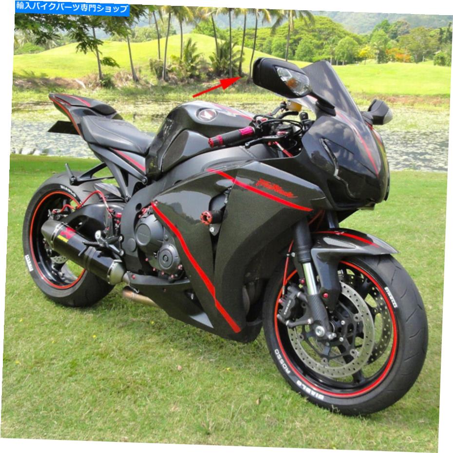 Mirror Honda CBR1000RR CBR1000 RR 2008-2012のクリアリアビューミラーLEDターン信号 For Honda CBR1000RR CBR1000 RR 2008-2012 Clear Rear View Mirrors LED Turn Signal【並行輸入品】