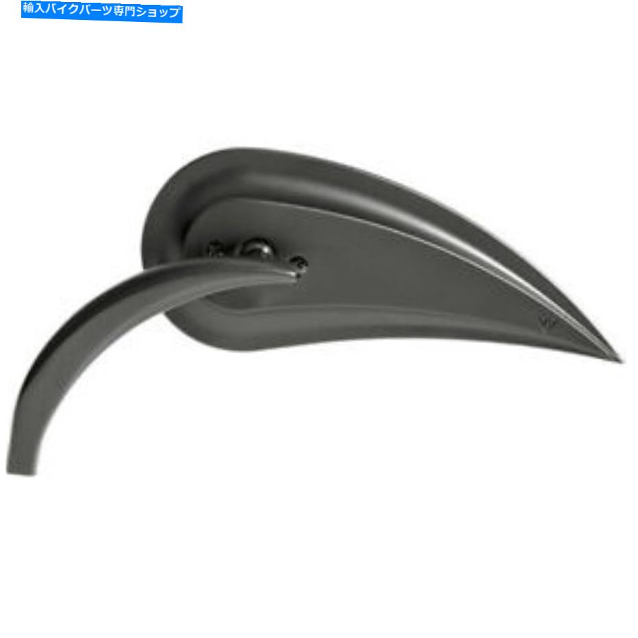 Mirror Arlen Ness Rad IIIブラックダイカスト左サイドハンドルバーミラーハーレーメトリック Arlen Ness RAD III Black Die Cast Left Side Handlebar Mirror Harley Metric【並行輸入品】