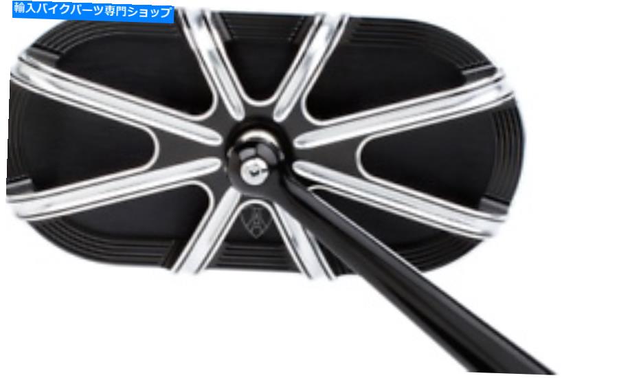 Mirror Arlen Nessケージシリーズ10ゲージミラーRight Black Harley Davidson Arlen Ness Caged Series 10-Gauge Mirror Right Black Harley Davidson【並行輸入品】