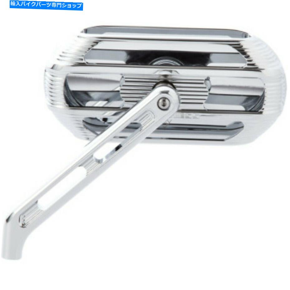 Mirror Arlen Ness左クロムケージシリーズSidekickミラーハーレーツーリングソフトXL Arlen Ness Left Chrome Caged Series Sidekick Mirror Harley Touring Softail XL【並行輸入品】
